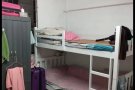 老文礼床位上铺出租，3人间，一人$400只限女性，没冷气。不可煮， 可以抱任何地址