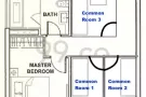 高档公寓有4间房出租，近Buona vista MRT, NUS，One North