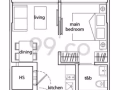 Balestier 公寓 （1房，1廳，1衛，1陽台）